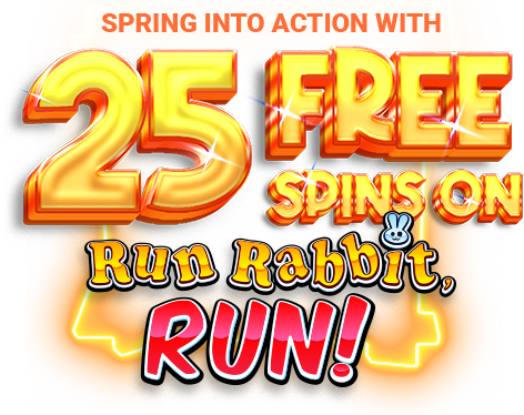 Casino Secret 25 Free Spins on Run Rabbit, Run